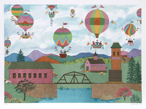 Up, Up and Away Screenprint | Jack Hofflander,{{product.type}}