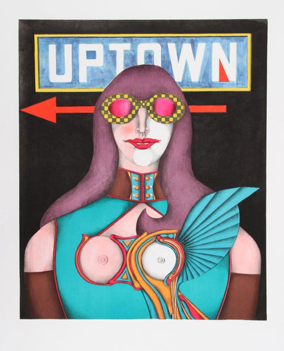 Uptown Poster | Richard Lindner,{{product.type}}