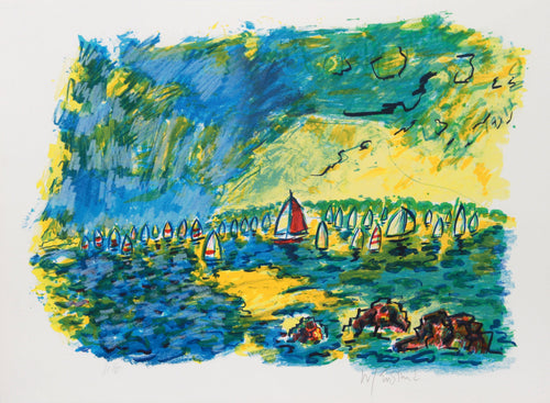 Upwind Lithograph | Wayne Ensrud,{{product.type}}