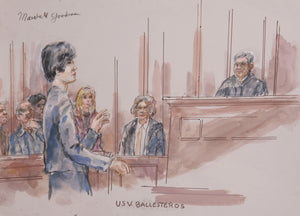 US v. Ballestros Watercolor | Marshall Goodman,{{product.type}}