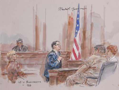 US v. Buono Core Watercolor | Marshall Goodman,{{product.type}}