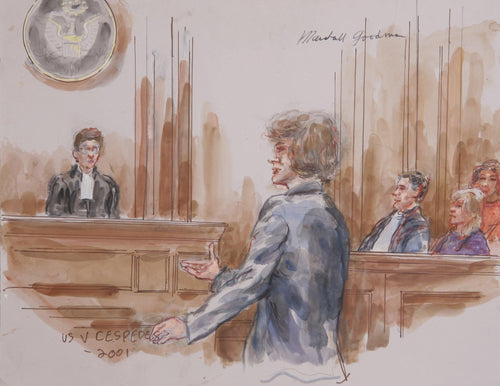 US v. Cespedess Watercolor | Marshall Goodman,{{product.type}}
