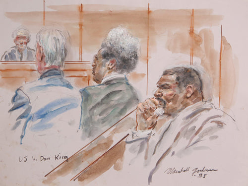US v. Don King Watercolor | Marshall Goodman,{{product.type}}