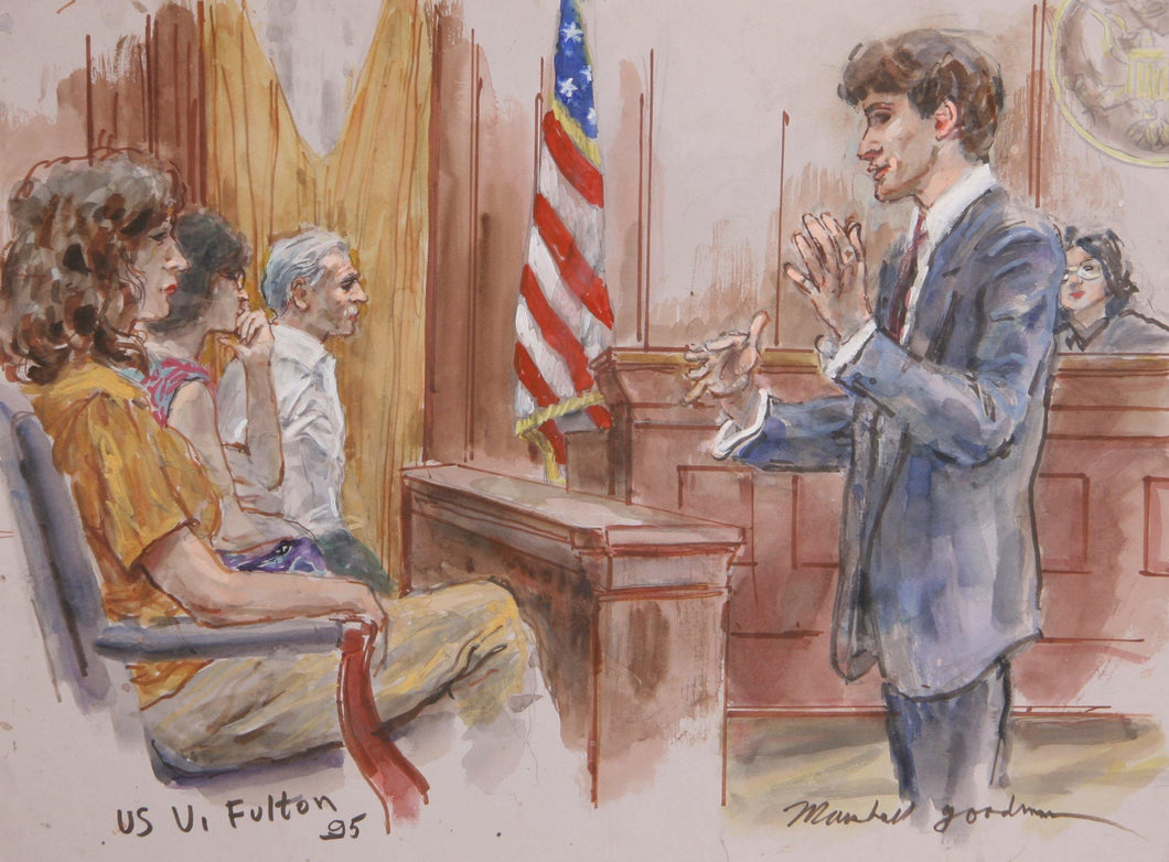 US v. Fulton Watercolor | Marshall Goodman,{{product.type}}