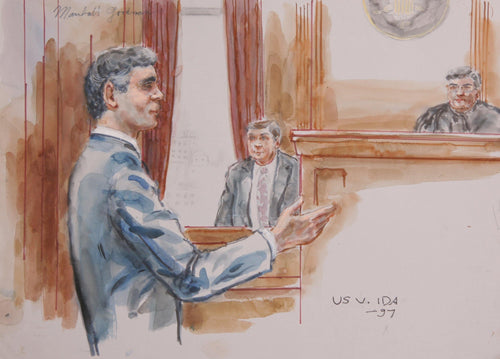 US v. Ida Watercolor | Marshall Goodman,{{product.type}}