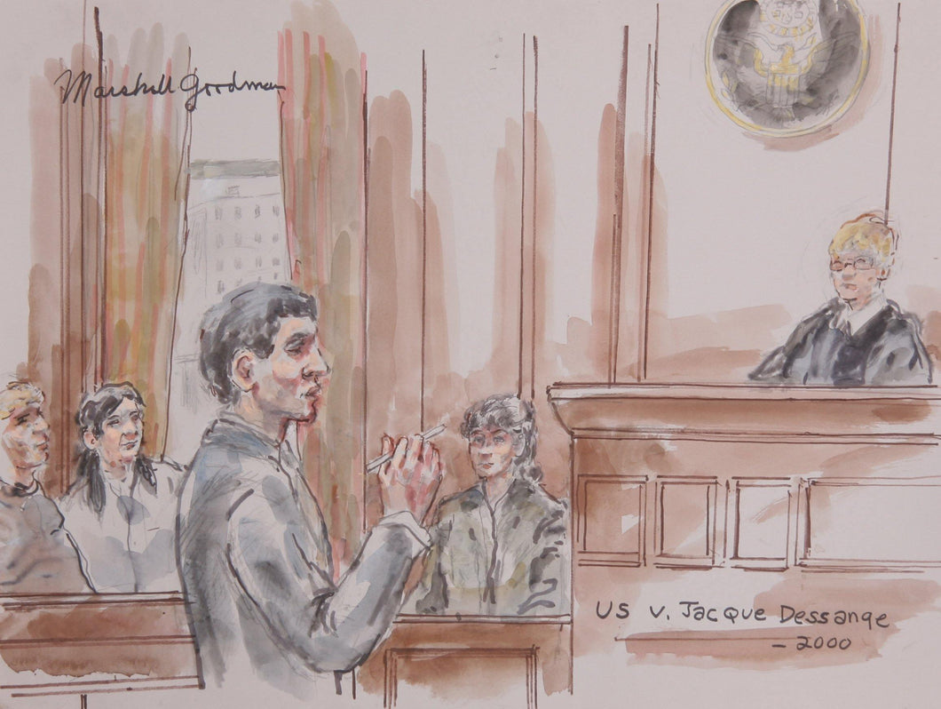 US v. Jacque Dessange Watercolor | Marshall Goodman,{{product.type}}