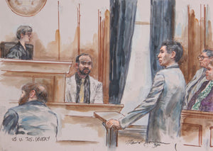 US v. Jos. Devery Watercolor | Marshall Goodman,{{product.type}}