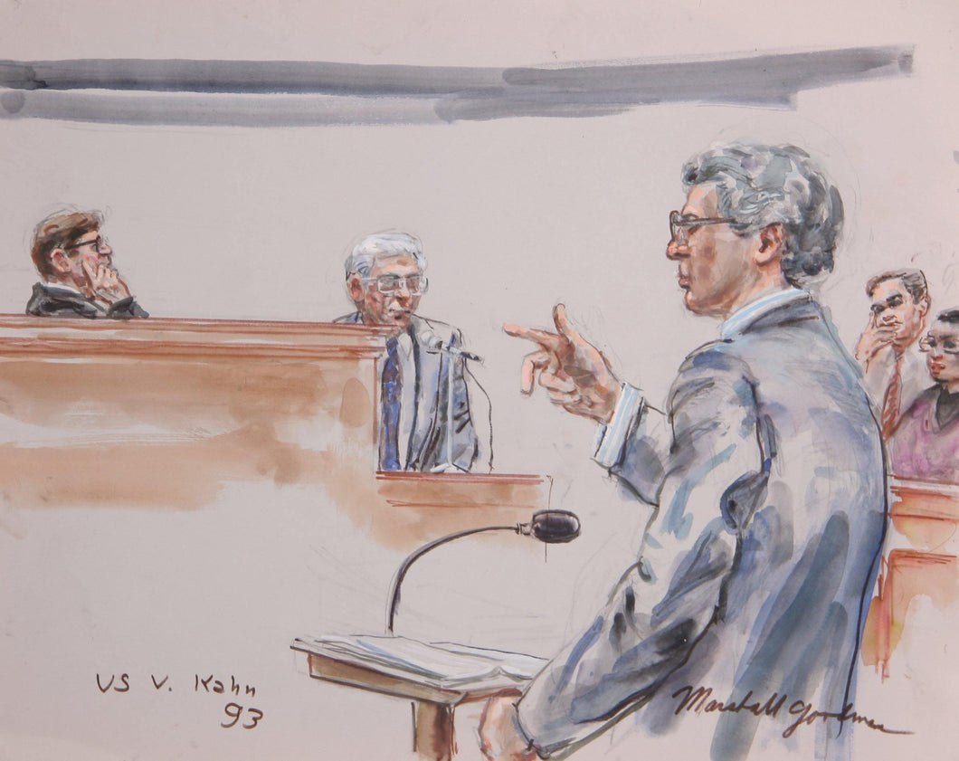 US v. Kahn Watercolor | Marshall Goodman,{{product.type}}