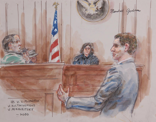 US v. L. McLaurin v. Kiltinivehious v. Mizhiritsky Watercolor | Marshall Goodman,{{product.type}}