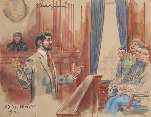 US v. Major Watercolor | Marshall Goodman,{{product.type}}