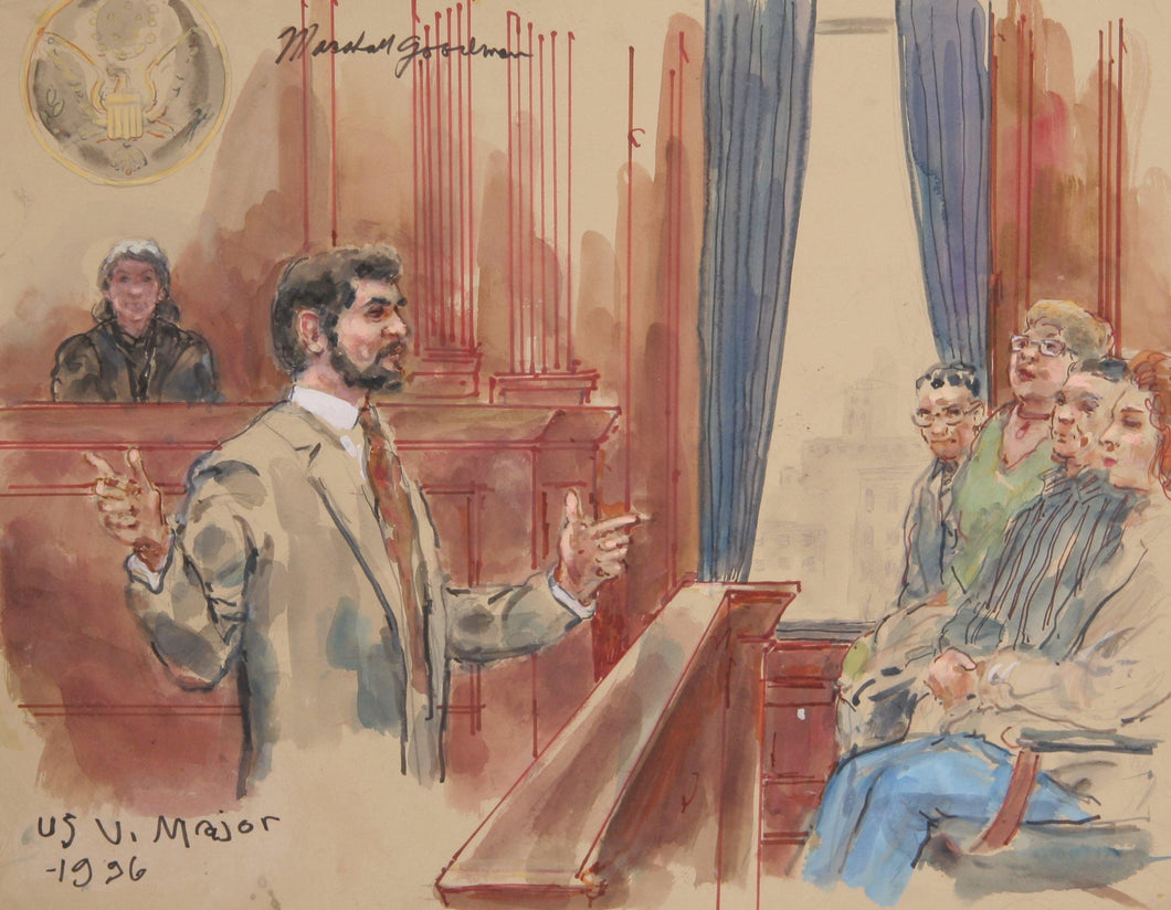 US v. Major Watercolor | Marshall Goodman,{{product.type}}