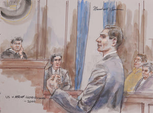 US v. Melvin Lloyd Richards Watercolor | Marshall Goodman,{{product.type}}