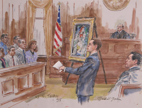 US v. Trupin Watercolor | Marshall Goodman,{{product.type}}