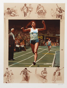 USA Indoor Track Lithograph | Morton Künstler,{{product.type}}