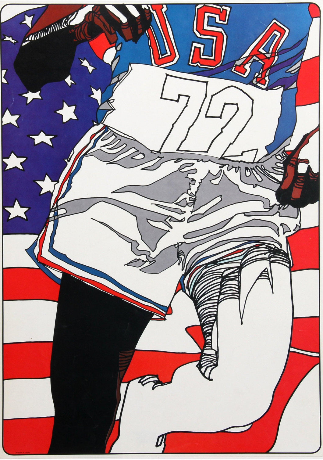 USA Runner '72 Poster | Unknown Artist,{{product.type}}