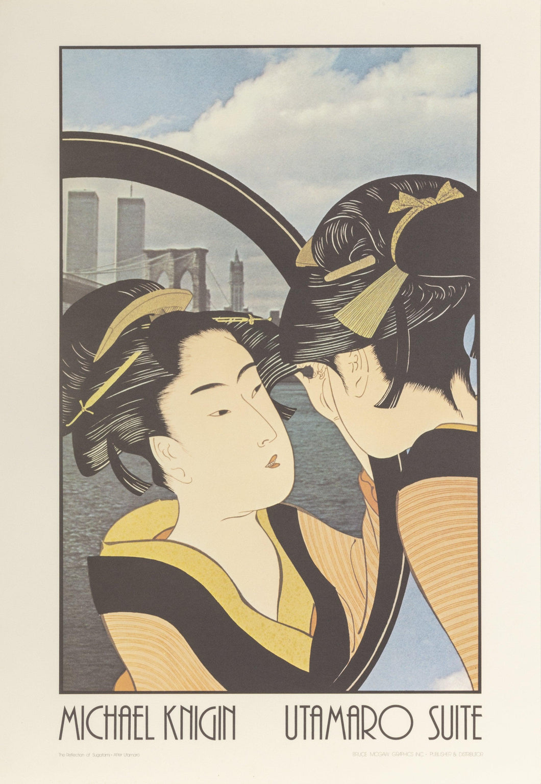 Utamaro Suite,Reflections of Sugatami Poster | Michael Knigin,{{product.type}}