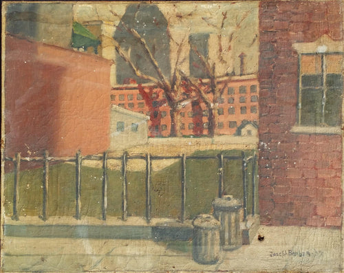 Vacant Lot Near Gramercy Park (NYC) Oil | Joseph Barber,{{product.type}}