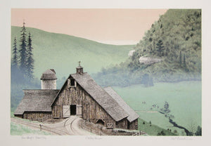 Valley Farm Lithograph | Mel Hunter,{{product.type}}