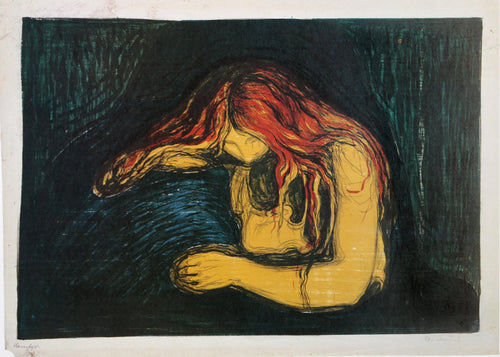 Vampire II Poster | Edvard Munch,{{product.type}}