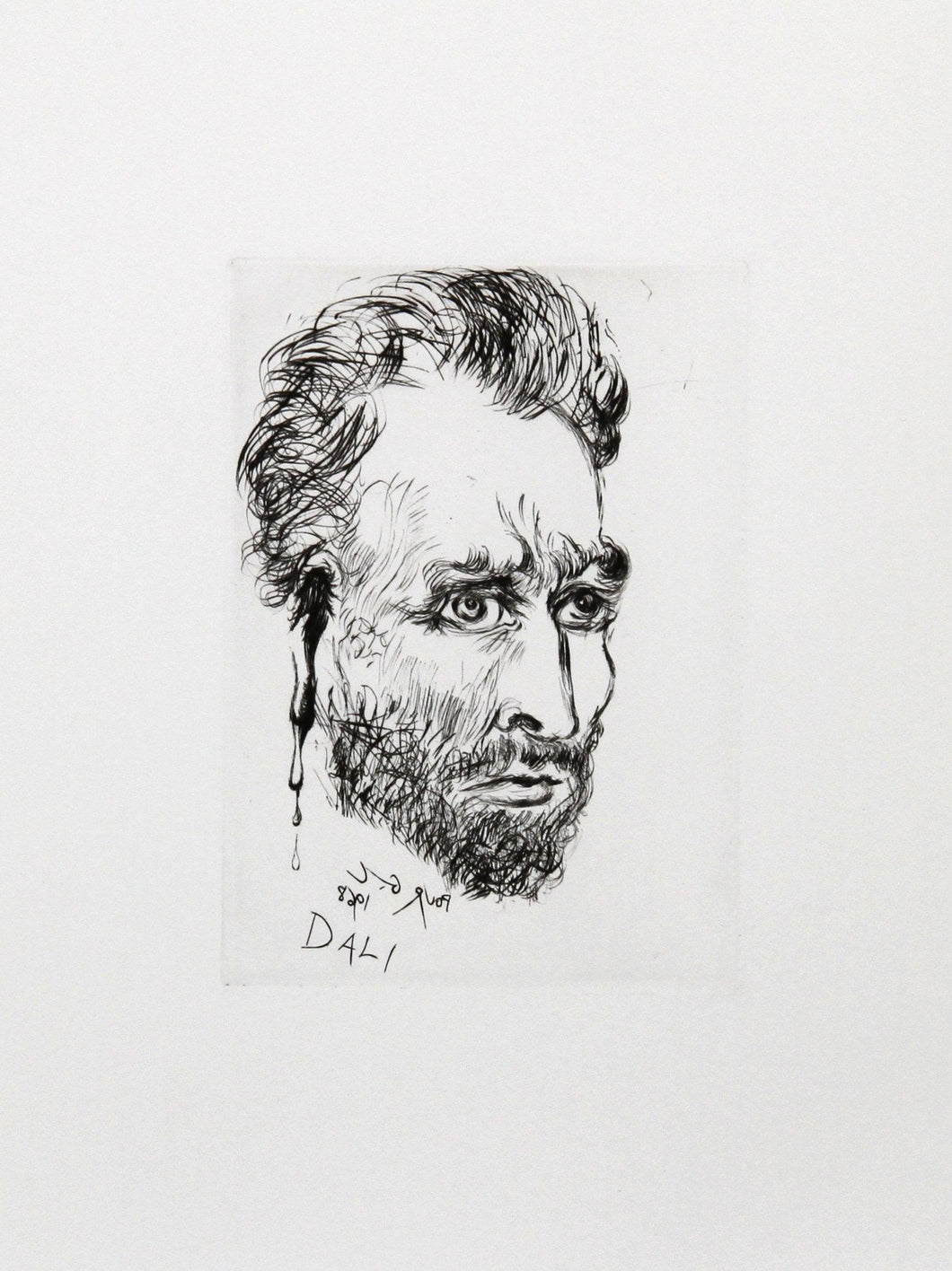 Van Gogh Etching | Salvador Dalí,{{product.type}}