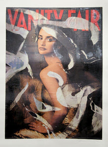 Vanity Fair (Penelope Cruz) Screenprint | Mimmo Rotella,{{product.type}}