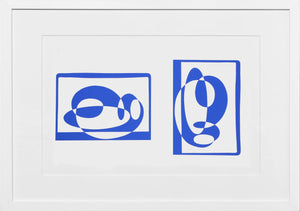 Variation on one Woodblock - P2, F2, I2 Screenprint | Josef Albers,{{product.type}}