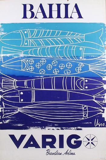 Varig - Brazilian Airlines Poster | Travel Poster,{{product.type}}