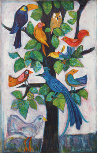 Various Birds in Tree Lithograph | Judith Bledsoe,{{product.type}}