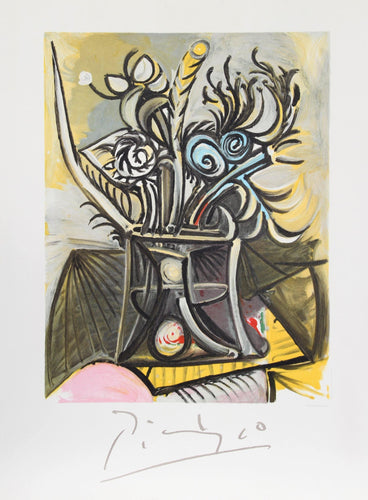 Vase de Fleurs Lithograph | Pablo Picasso,{{product.type}}