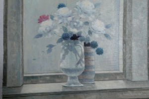 Vase of Flowers 16 Oil | Les Bullene,{{product.type}}