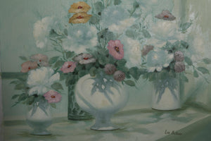 Vase of Flowers 3 Oil | Les Bullene,{{product.type}}