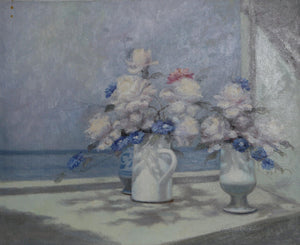 Vase of Flowers 9 Oil | Les Bullene,{{product.type}}