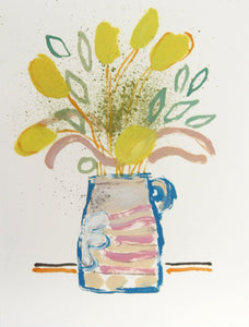 Vase of Flowers Gouache | Jean-Jacques Vergnaud,{{product.type}}