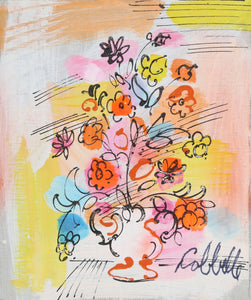 Vase with Flowers (Rainbow) 1 Acrylic | Charles Cobelle,{{product.type}}