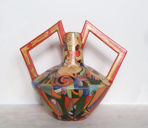 Vaso delle Braccia (Three Musicians) Ceramic | Mirkò,{{product.type}}