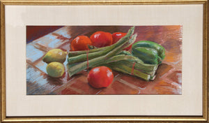 Vegetable Still Life Pastel | Susan Gerstein,{{product.type}}