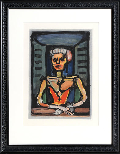 Veille Courtisane Etching | Georges Rouault,{{product.type}}