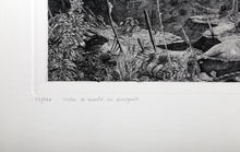 Veille de Marche en Amazonie Etching | Philippe Mohlitz,{{product.type}}