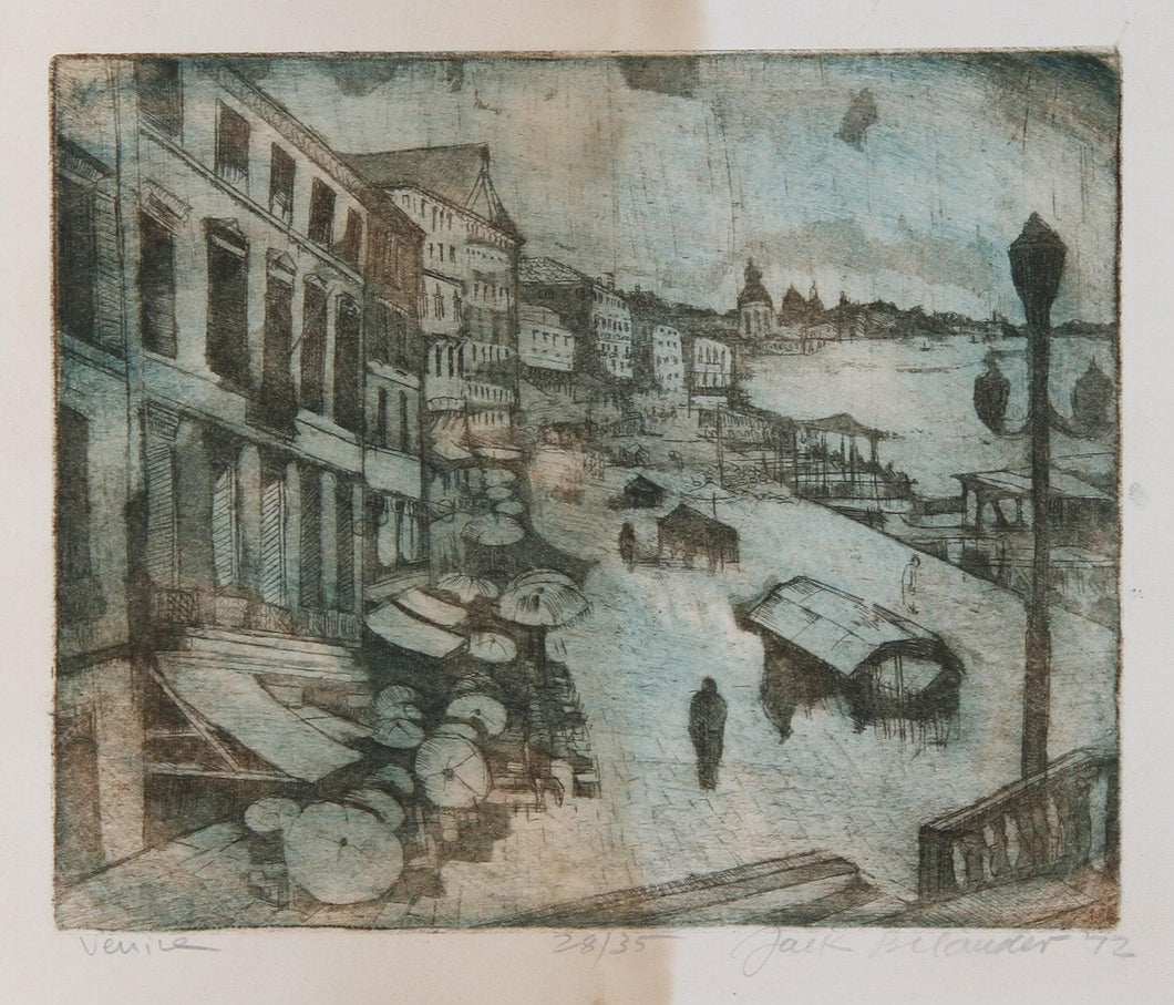 Venice Etching | Jack Bilander,{{product.type}}