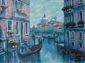 Venice in Blue Oil | Bassari,{{product.type}}