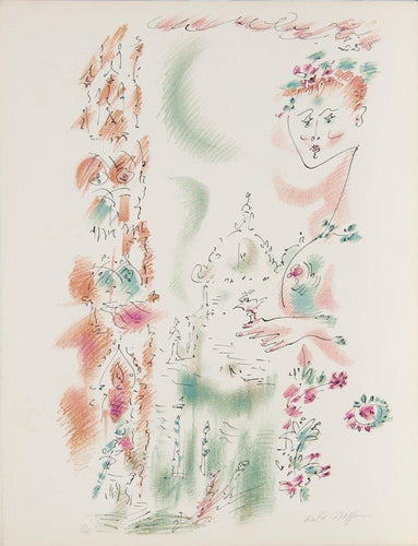 Venise en Fleurs from Je Reve Portfolio Lithograph | Andre Masson,{{product.type}}
