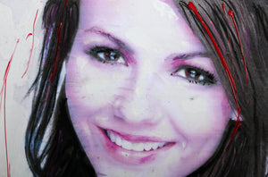 Victoria Justice Mixed Media | Sid Maurer,{{product.type}}