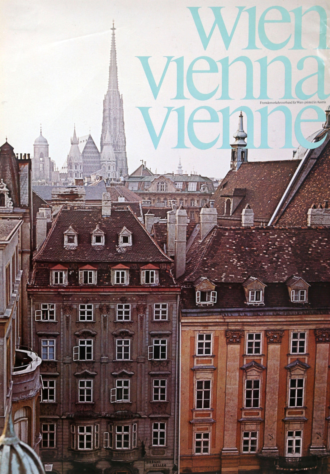 Vienna - Austria Rooftops Poster | Travel Poster,{{product.type}}