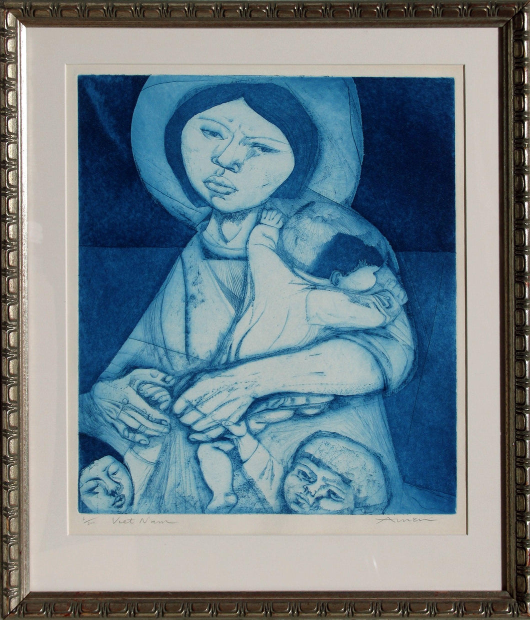 Vietnam Etching | Irving Amen,{{product.type}}