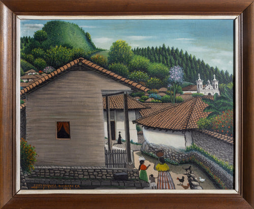 View from House - San Antonio de Oriente Oil | Jose Antonio Velasquez,{{product.type}}