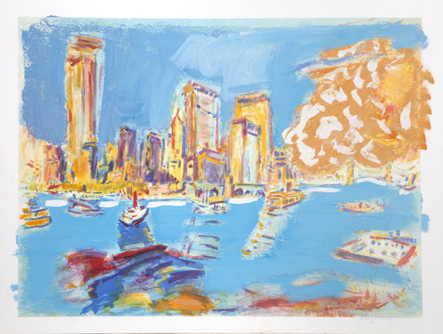 View of Manhattan from Governor's Island Acrylic | Wayne Ensrud,{{product.type}}