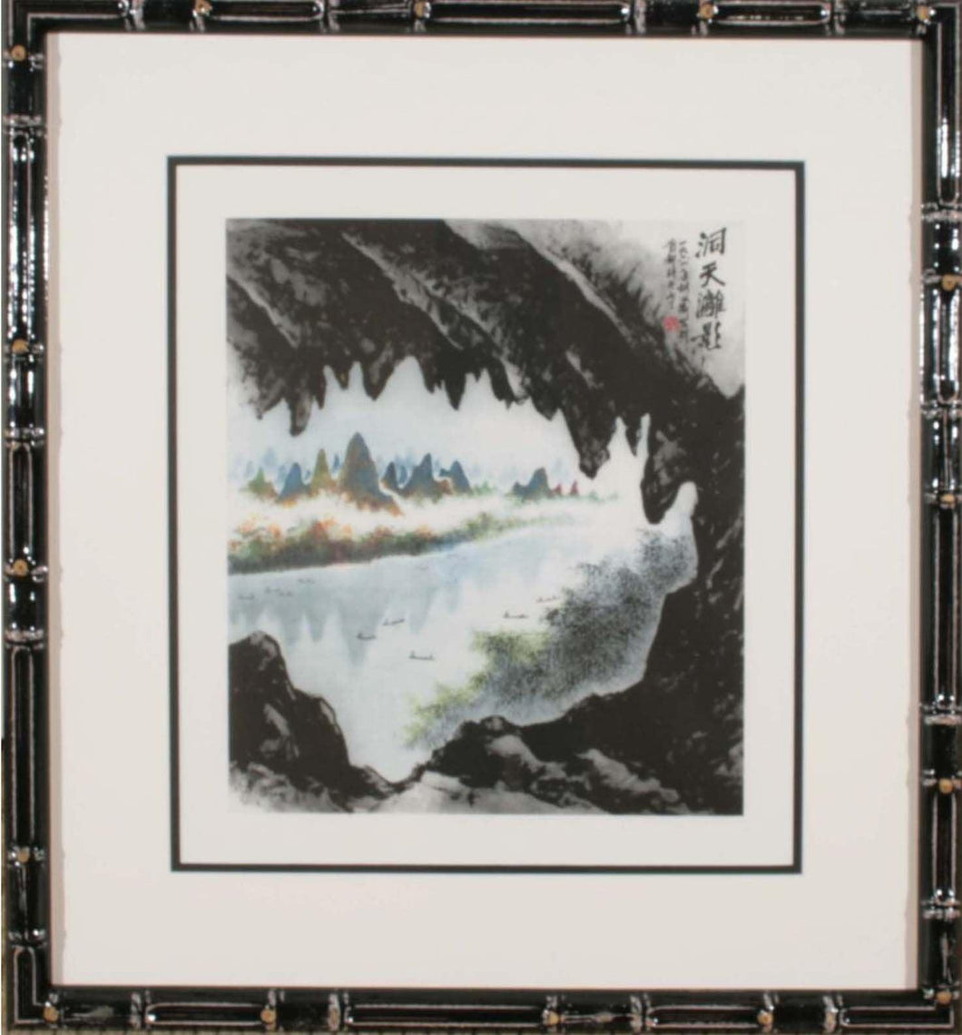 View of River through Cave Poster | Unknown, Chinese,{{product.type}}