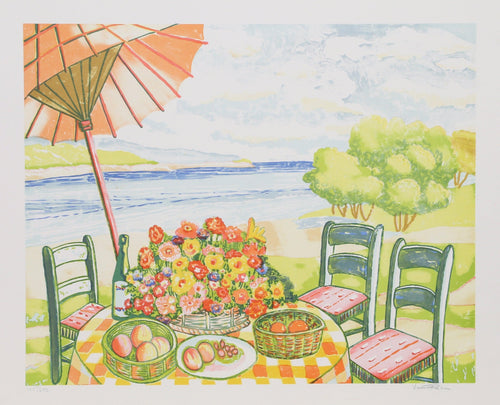 View of the Island screenprint | Lloyd van Pitterson,{{product.type}}