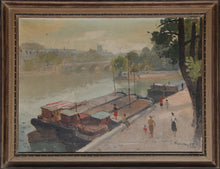 View of the Seine Oil | Mykola Vasyl Krychevsky,{{product.type}}