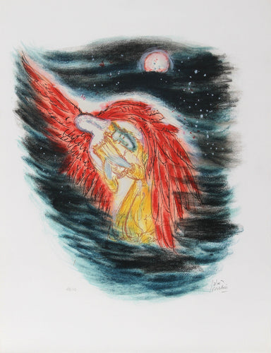 VIII from Visions of the Bible Lithograph | Reuven Rubin,{{product.type}}